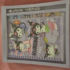 Sanrio Kuromi note book with a Pen